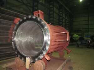 Titanium/SS 316L Cladded Vessel